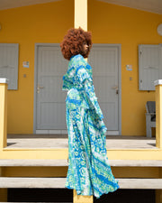 Korinne Deluxe Kaftan With Neck Tie