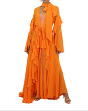 Korinne Deluxe Kaftan With Neck Tie